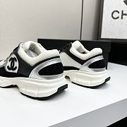 Chanel CC Logo Sneaker Black White W32330 - 6