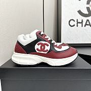 Chanel CC Logo Sneaker Black Red W32330 - 5