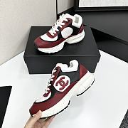 Chanel CC Logo Sneaker Black Red W32330 - 3
