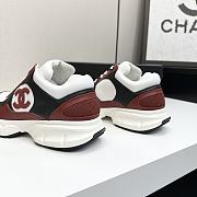 Chanel CC Logo Sneaker Black Red W32330 - 2