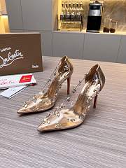 Christian Louboutin Degraqueen Pump Gold 10cm - 5