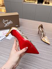 Christian Louboutin Degraqueen Pump Gold 10cm - 4