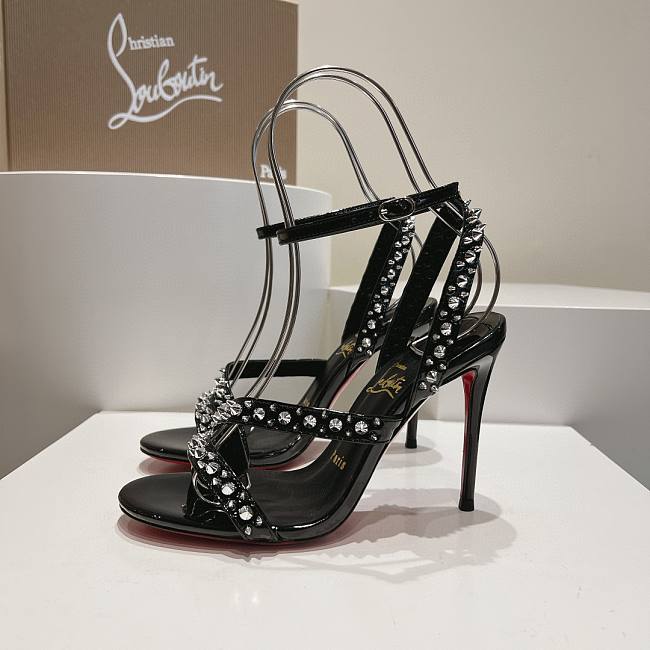 Christian Louboutin Tatooshka Spikes in Black - 1