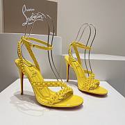 Christian Louboutin Tatooshka Spikes in Yellow - 3