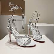 Christian Louboutin Tatooshka Spikes in White - 2