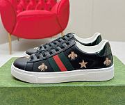Gucci Ace Embroidered Bees And Stars Black - 1