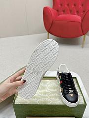 Gucci Ace Embroidered Bees And Stars Black - 5