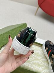 Gucci Ace Embroidered Bees And Stars Black - 4