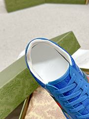 Gucci Ace GG Crystal Canvas Blue Sneakers - 3