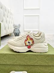 Gucci Rhyton Little Fire Print Sneaker - 1