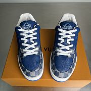 Louis Vuitton LV Trainer Blue Monogram - 4