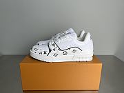 Louis Vuitton LV Trainer White Brown Monogram - 2