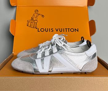 Louis Vuitton Sneakerina Monogram White Silver