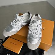 Louis Vuitton Sneakerina Monogram White Silver - 2