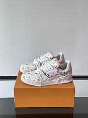 LV Trainer LV x TM Sports Shoes White 1AHEKI - 6