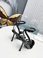 Prada Heeled Stiletto Heels with Flower Black - 3