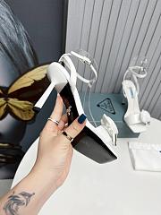 Prada Heeled Stiletto Heels with Flower White - 2
