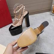 Valentino Garavani Rockstud Platform Black Heels 15CM - 4