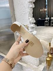 Valentino Rock Stud Sandal Heel White 10CM - 2