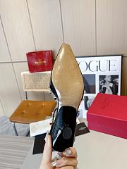 Valentino Slingback Sandals High Heels Black 4CM - 4