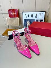 Valentino Slingback Sandals High Heels Pink 4CM - 4