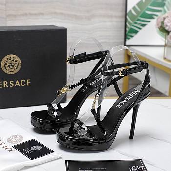 Versace Black Medusa 95 Patent Heeled 10.5CM