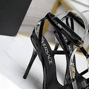 Versace Black Medusa 95 Patent Heeled 10.5CM - 3