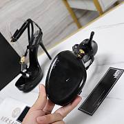 Versace Black Medusa 95 Patent Heeled 10.5CM - 2