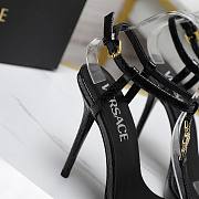 Versace Black Medusa 95 Snake Heeled 10.5CM - 3