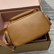 Miu Miu Cognac Leather Brown Backpack Size 29x25x12cm - 6