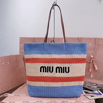 Miu Miu Crochet Tote Bag Multicolored-03 Size 40x16x34cm