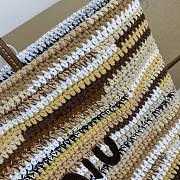 Miu Miu Crochet Tote Bag Multicolored-04 Size 40x16x34cm - 3