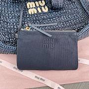 Miu Miu Hobo Tressé Effet Raphia Black 44x31x8cm - 3