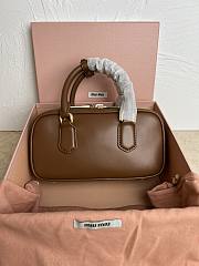 Miu Miu Matelasse Brown Pattern 5BB142 Size 22x10x7cm - 4