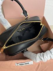 Miu Miu Matelasse Black Pattern 5BB142 Size 22x10x7cm - 2