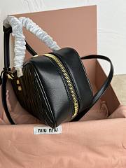 Miu Miu Matelasse Black Pattern 5BB148 Size 27x12x9cm - 5