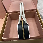 Miu Miu Mluarchive Leather Top Black 5BB173 Size 28x11x8cm - 4