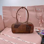 Miu Miu Patchwork Brown Bag 28x12x9cm - 2
