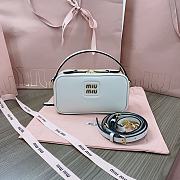 Miu Miu Pillow Bowling White Bag 18x9x6cm - 1