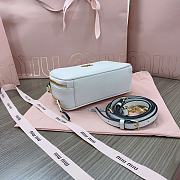 Miu Miu Pillow Bowling White Bag 18x9x6cm - 3