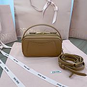Miu Miu Pillow Bowling Beige Bag 18x9x6cm - 4