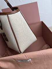 Miu Miu IVY Beige Handbag M288 Size 27x11x15cm - 3