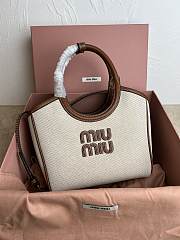 Miu Miu IVY Beige Handbag M288 Size 27x11x15cm - 5