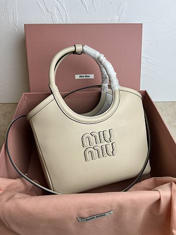 Miu Miu IVY Cream Handbag Size 27x11x15cm
