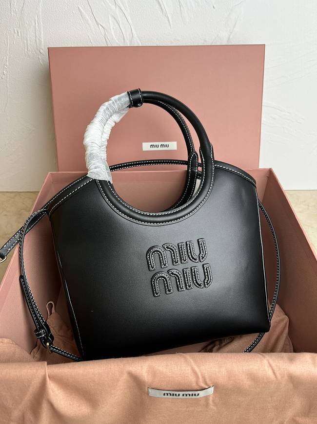 Miu Miu IVY Black Handbag Size 27x11x15cm - 1