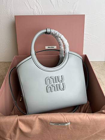 Miu Miu IVY Grey Handbag Size 27x11x15cm