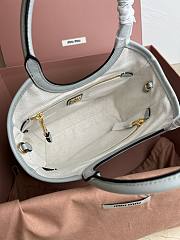 Miu Miu IVY Grey Handbag Size 27x11x15cm - 2