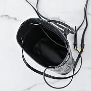 MiuMiu Naplak Patent Black Pouch Palisander 23x13x7cm - 4