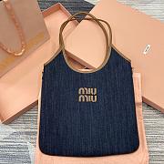 Miu Miu Palisander lvy Naplak Patent Navy 35x40cm - 1
