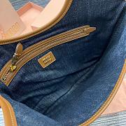 Miu Miu Palisander lvy Naplak Patent Navy 35x40cm - 4